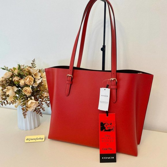 Coach Disney Mickey Mouse X Keith Haring Mollie Tote - Picture 4 of 9